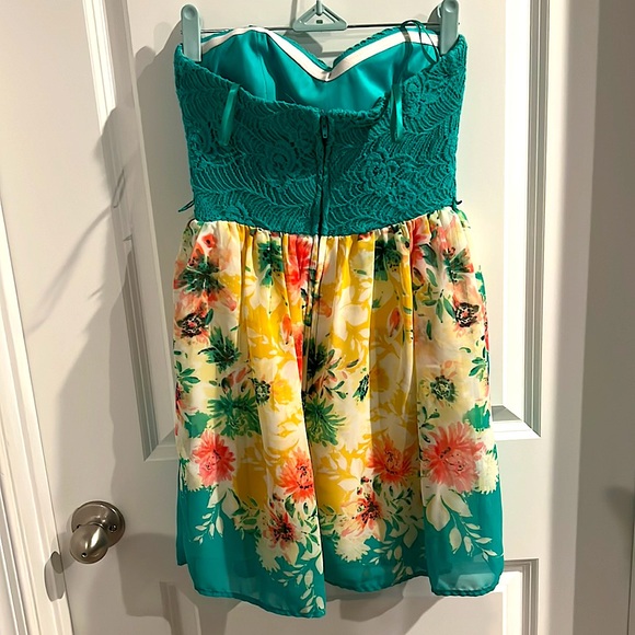 Floral Tube Dress - Picture 3 of 6